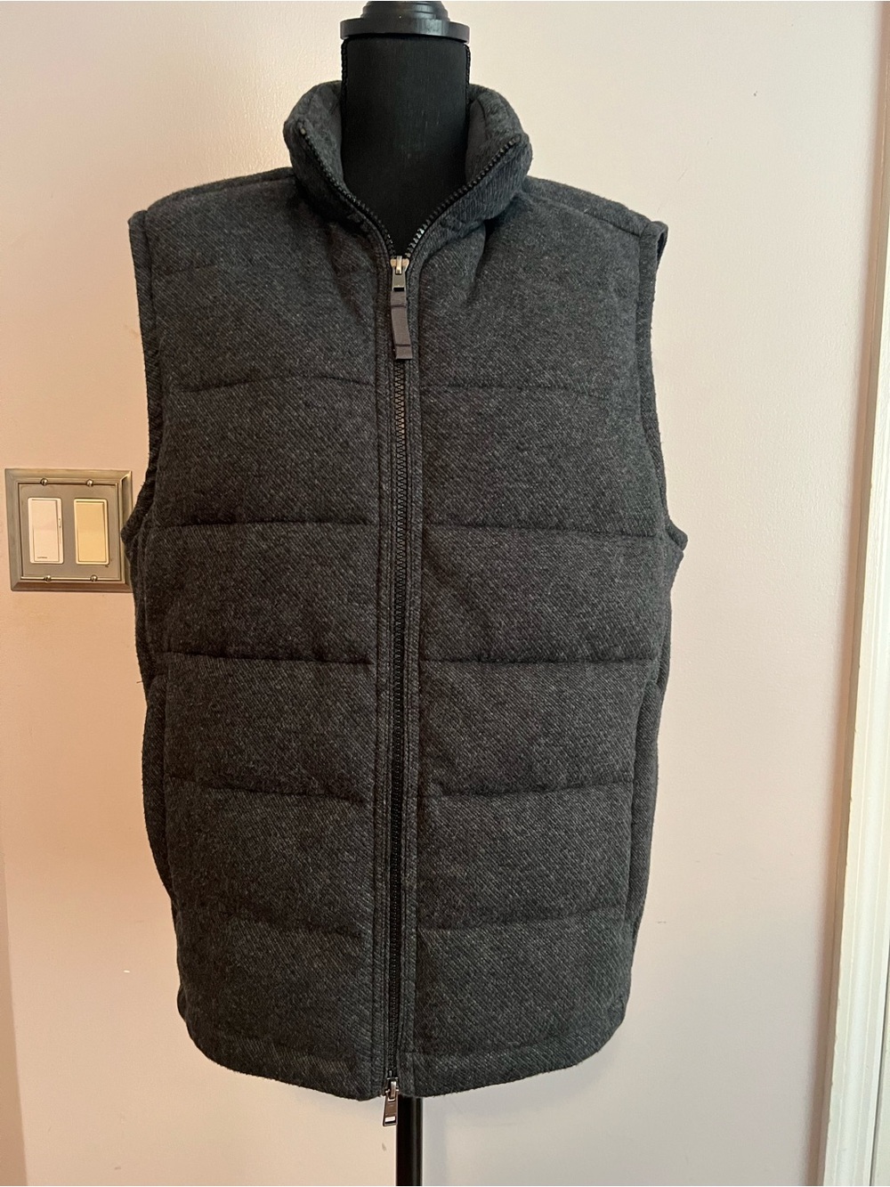 Teton Valley Vest - Black Twilight Herringbone